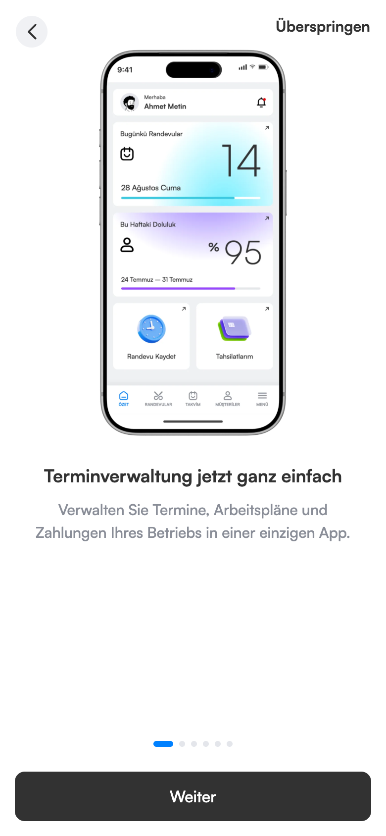 3 Numara-Einführungsbildschirm