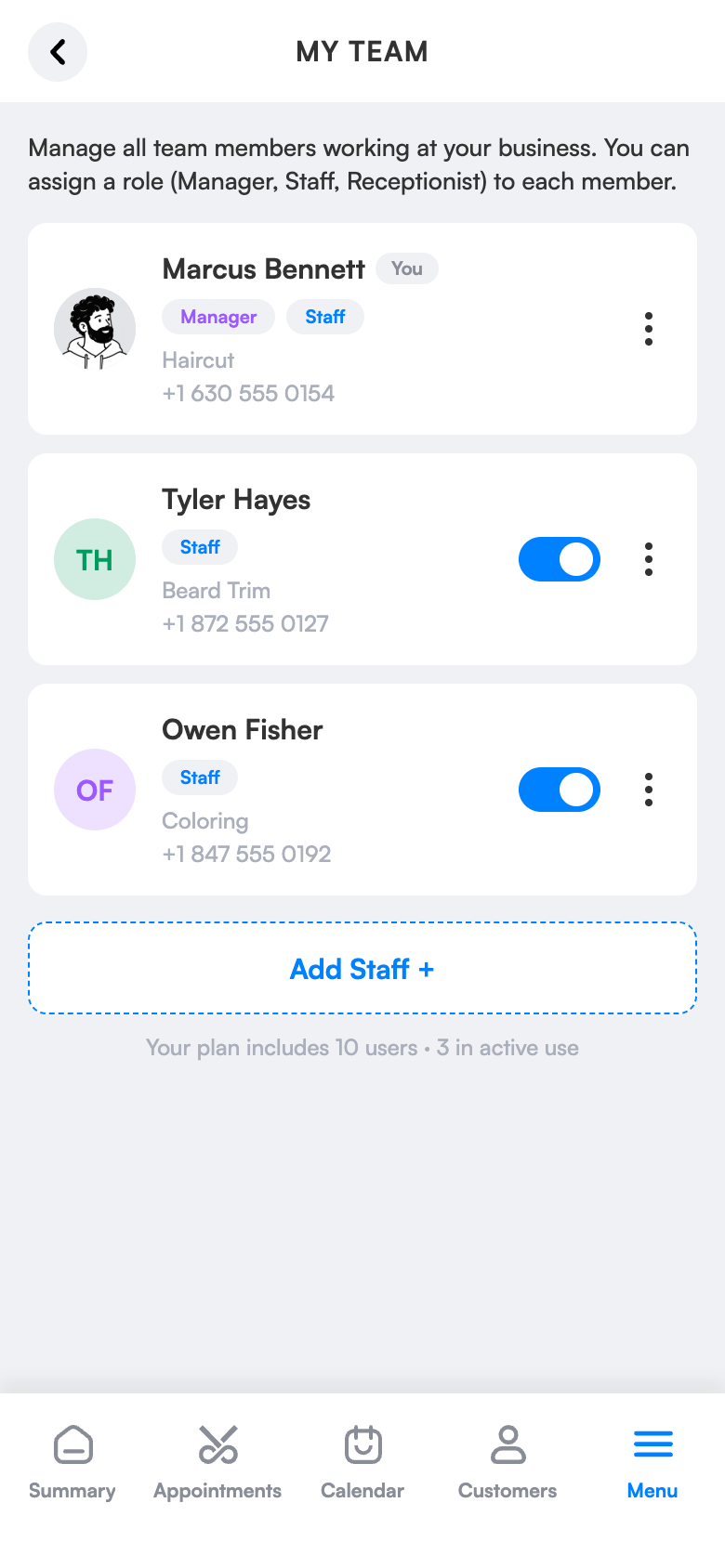 Team and roles