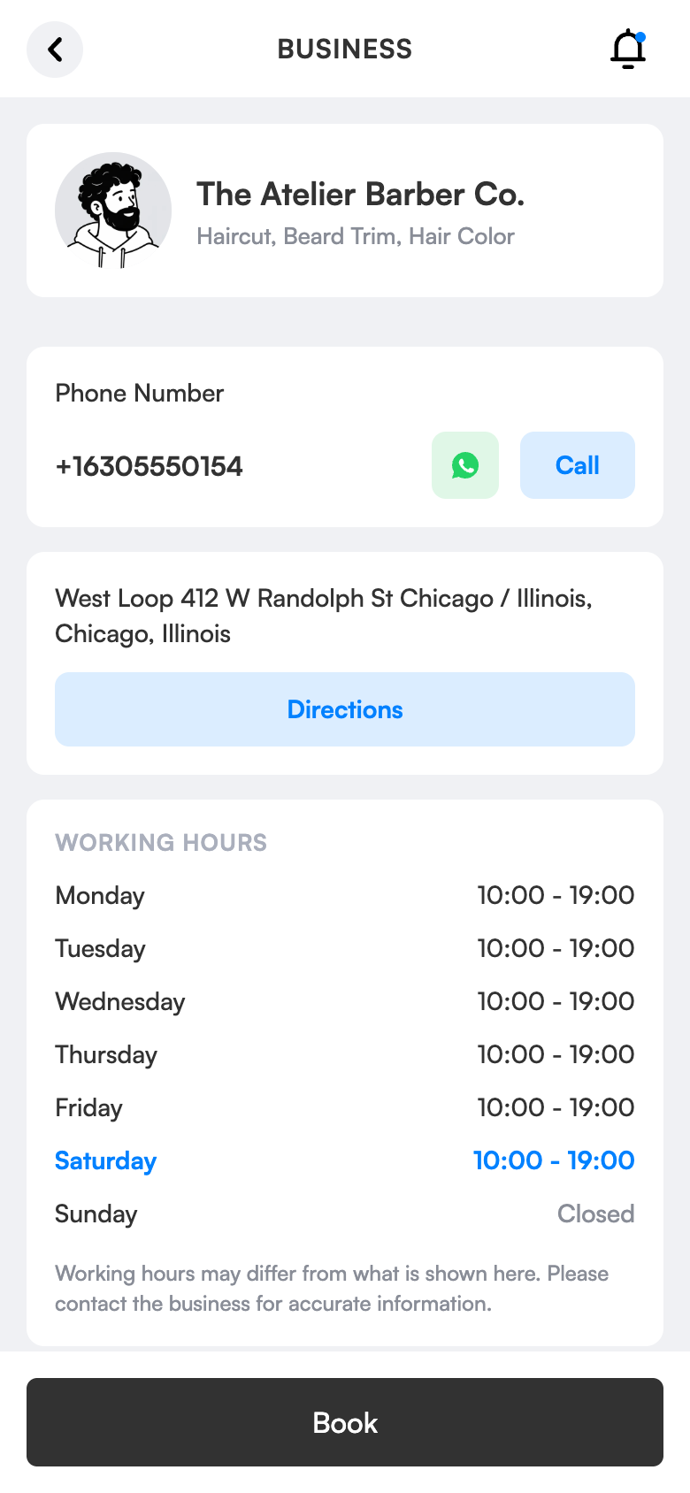 Online booking
