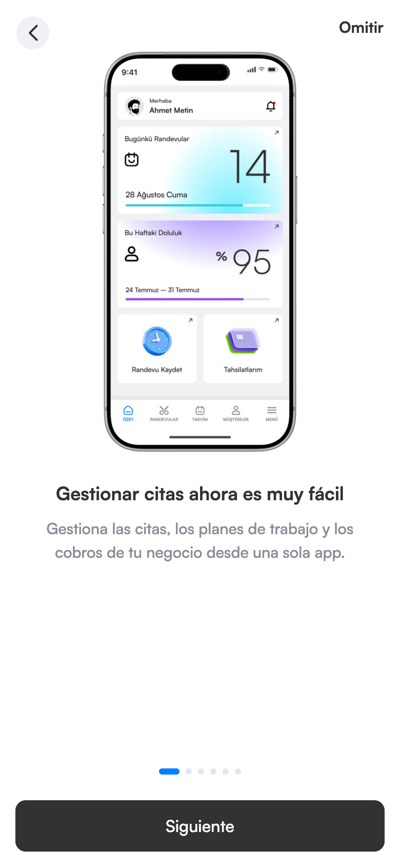 Pantalla de presentación de 3 Numara