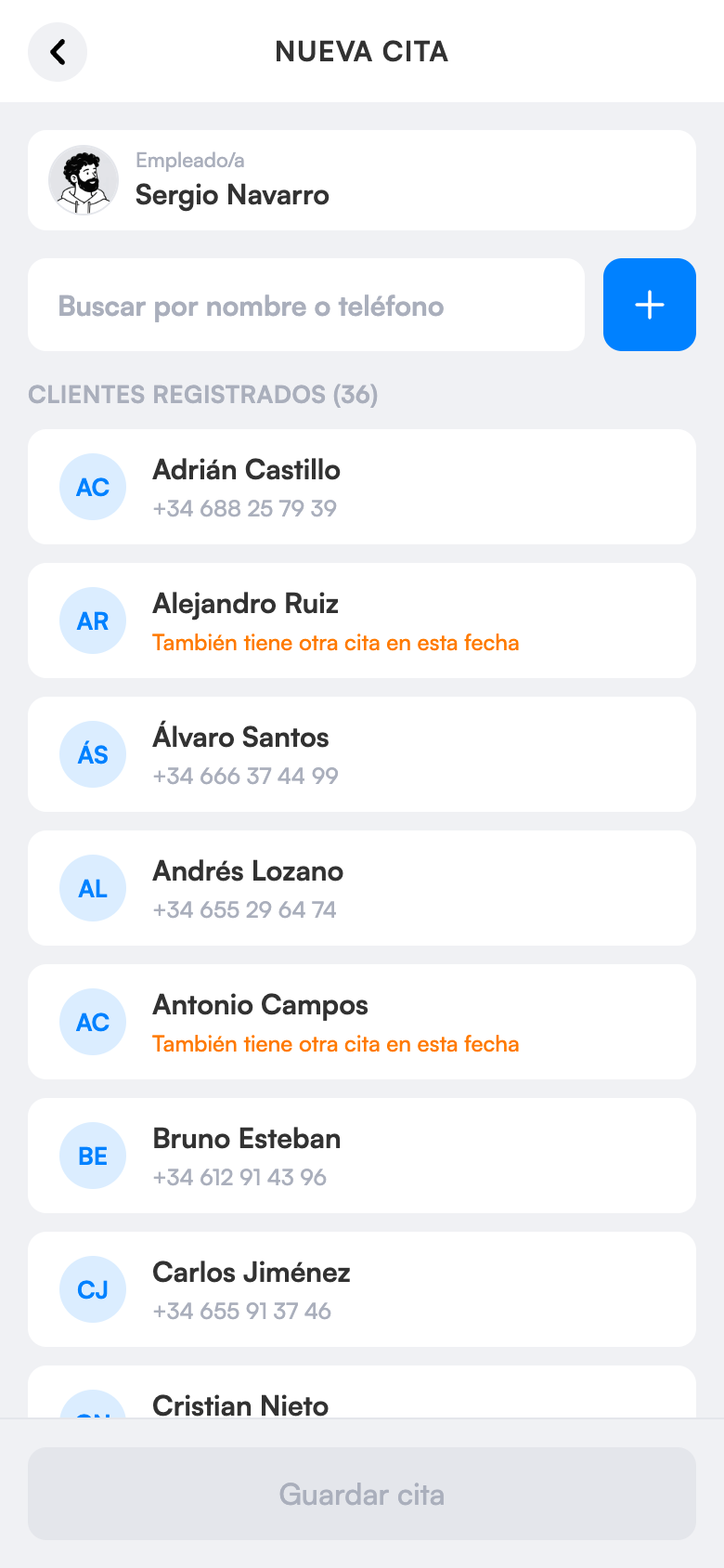 Que empiecen a llegar las citas