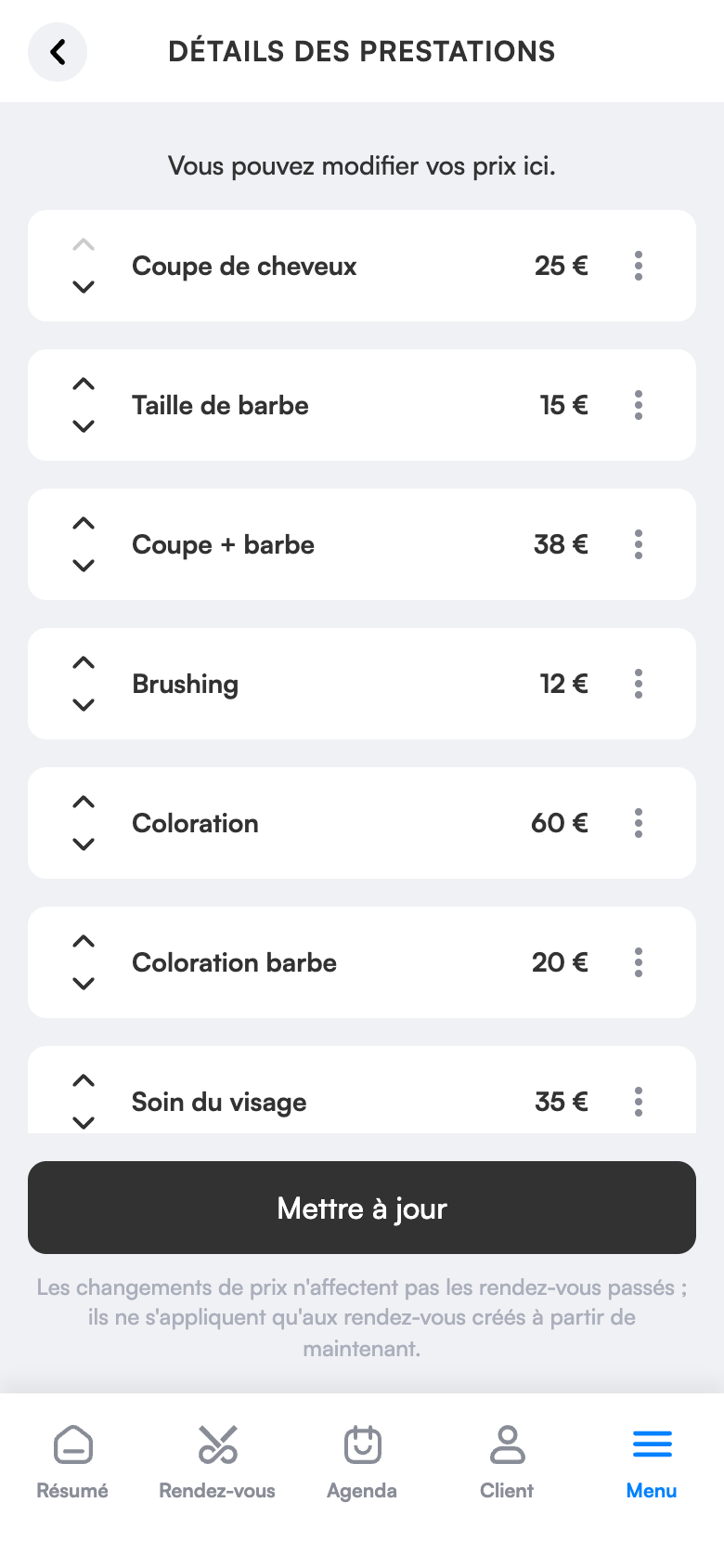 Configurez votre salon