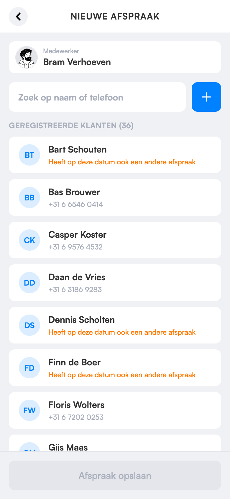 Laat de afspraken binnenkomen