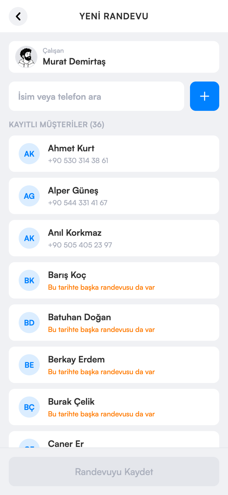 Randevular gelmeye başlasın