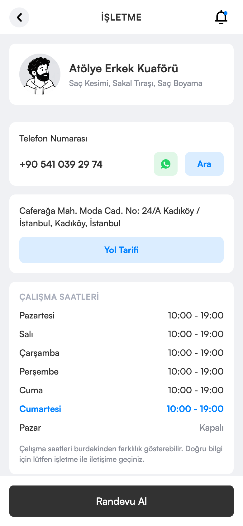 Online randevu