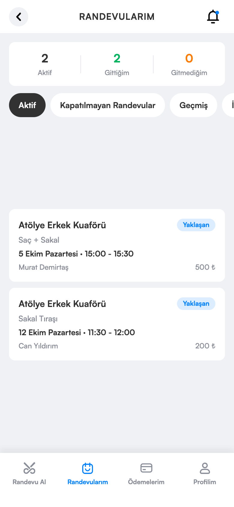Kendisi takip etsin